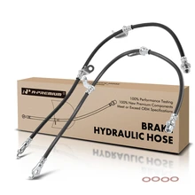 2 Pcs Front Brake Hydraulic Hose