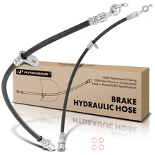 2 Pcs Front Brake Hydraulic Hose