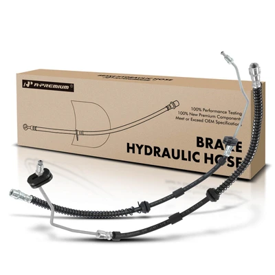 2 Pcs Front Brake Hydraulic Hose