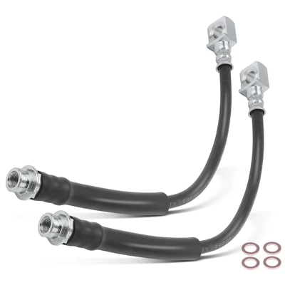 2 Pcs Front Brake Hydraulic Hose