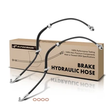 2 Pcs Rear Brake Hydraulic Hose for 2000-2004 International Harvester 3800