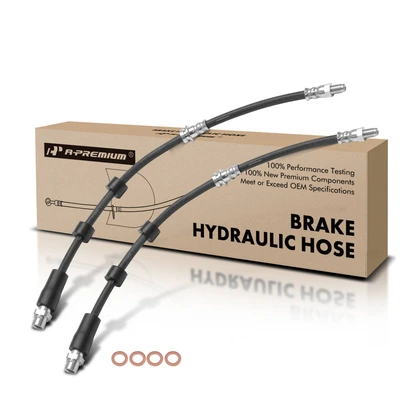 2 Pcs Front Brake Hydraulic Hose
