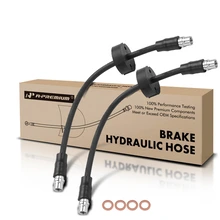2 Pcs Front Brake Hydraulic Hose for 2001-2005 Audi Allroad Quattro