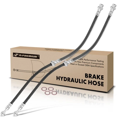 2 Pcs Front Brake Hydraulic Hose