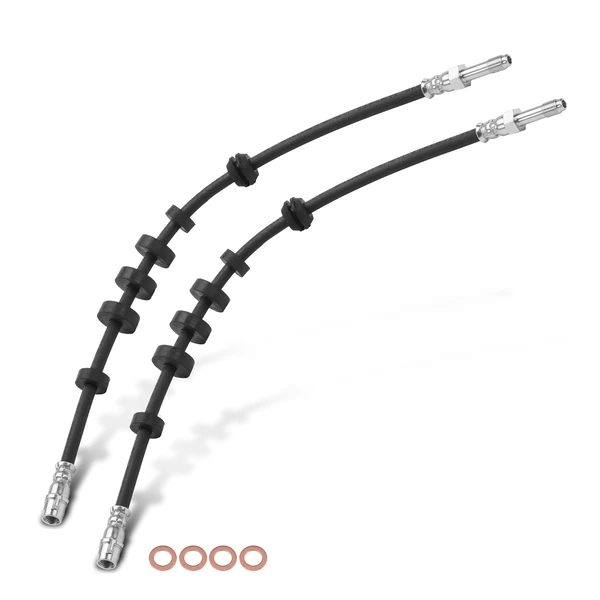 2 Pcs Front Brake Hydraulic Hose for 2010-2016 Audi A5