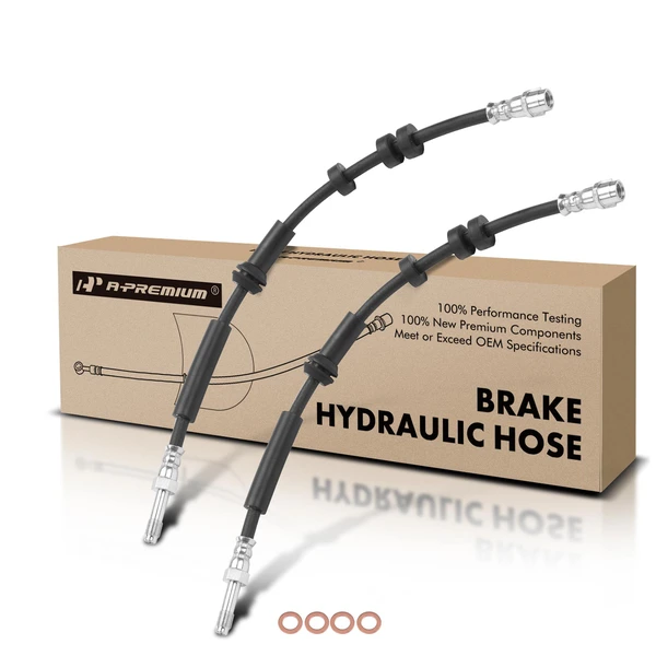 2 Pcs Rear Brake Hydraulic Hose for 2009-2016 Audi A4