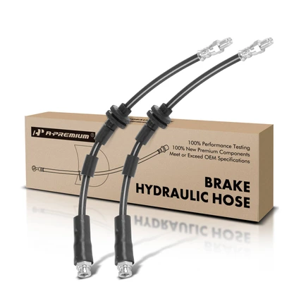 2 Pcs Front Brake Hydraulic Hose