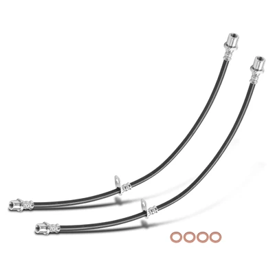 2 Pcs Front Brake Hydraulic Hose