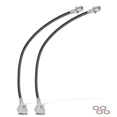 2 Pcs Rear Brake Hydraulic Hose