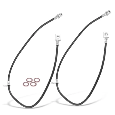 2 Pcs Rear Brake Hydraulic Hose