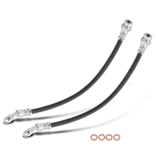 2 Pcs Front Brake Hydraulic Hose for 2010-2016 Isuzu NQR