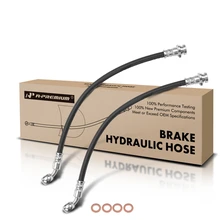 2 Pcs Front Brake Hydraulic Hose for 2011-2015 Isuzu Reach