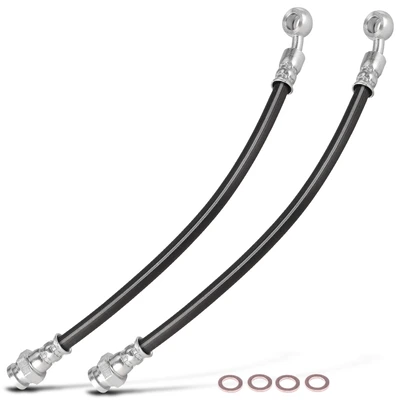 2 Pcs Front Brake Hydraulic Hose