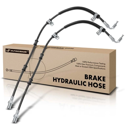 2 Pcs Front Brake Hydraulic Hose
