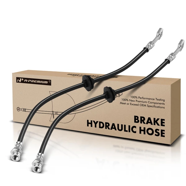 2 Pcs Rear Brake Hydraulic Hose for 2014 Chevrolet SS