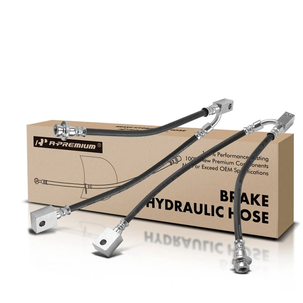 2 Pcs Brake Hydraulic Hose for 2012 INFINITI M35h