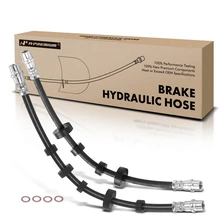 2 Pcs Front Brake Hydraulic Hose for 2000-2003 Volkswagen EuroVan