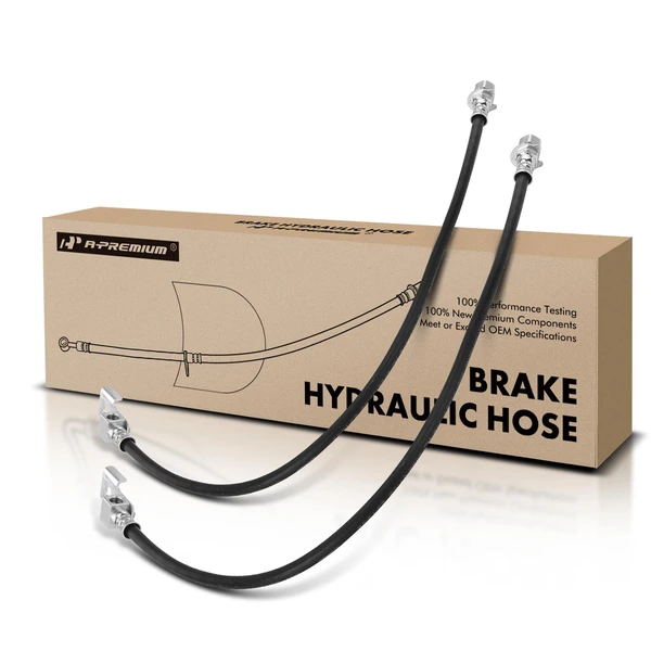 2 Pcs Rear Inner Brake Hydraulic Hose for Dodge Ram 4500 2008-2010 Ram 5500