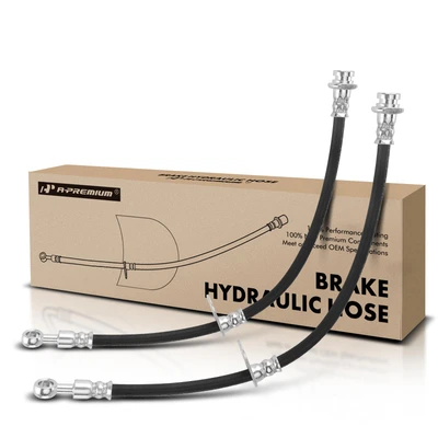2 Pcs Front Brake Hydraulic Hose