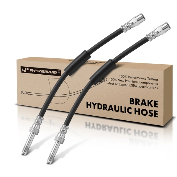 2 Pcs Rear Brake Hydraulic Hose for 2012-2016 BMW 528i xDrive