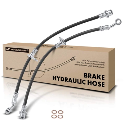 2 Pcs Rear Brake Hydraulic Hose