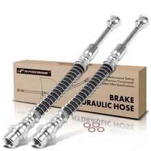2 Pcs Rear Outer Brake Hydraulic Hose for 2010-2013 Kia Soul