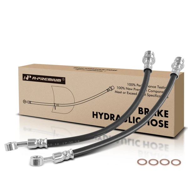 2 Pcs Rear Brake Hydraulic Hose for 2007 Hyundai Elantra