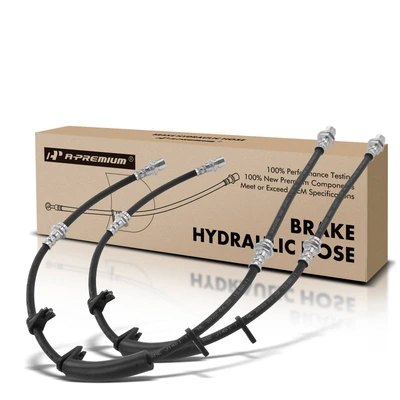 2 Pcs Front Brake Hydraulic Hose