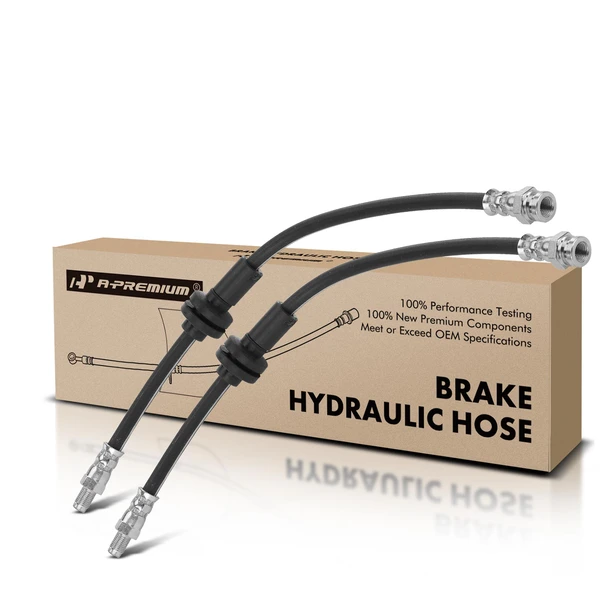 2 Pcs Rear Brake Hydraulic Hose for 2013 Dodge Dart