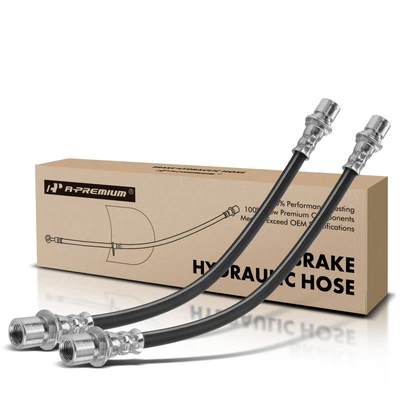 2 Pcs Rear Inner Brake Hydraulic Hose