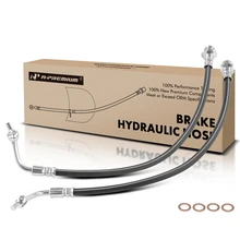 2 Pcs Rear Brake Hydraulic Hose