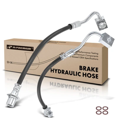2 Pcs Rear Brake Hydraulic Hose