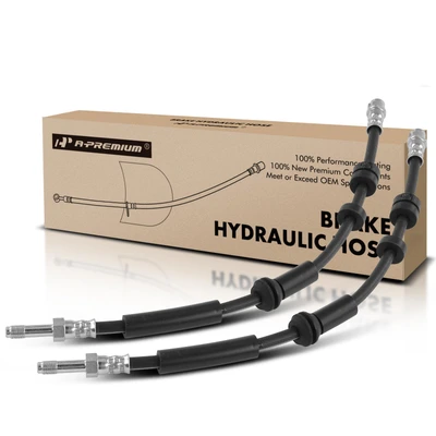 2 Pcs Rear Brake Hydraulic Hose
