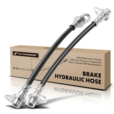 2 Pcs Rear Brake Hydraulic Hose