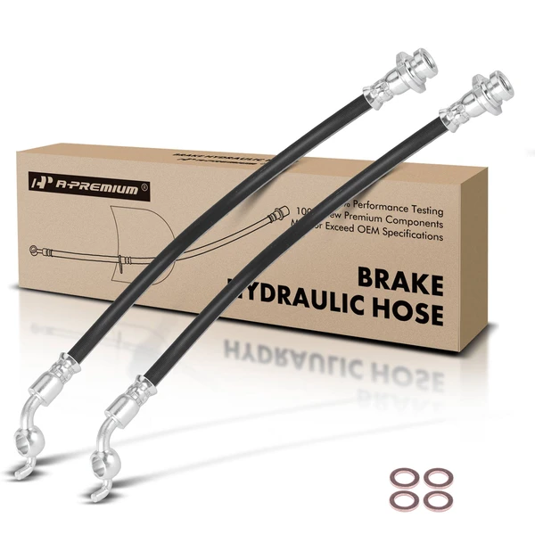 2 Pcs Rear Brake Hydraulic Hose for 2011-2017 Nissan Quest