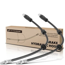 2 Pcs Front Brake Hydraulic Hose