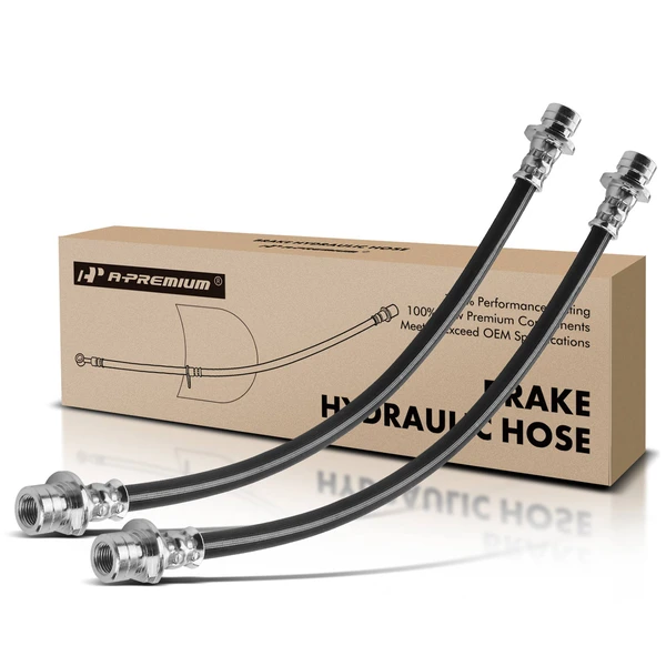 2 Pcs Rear Brake Hydraulic Hose for Honda Civic 2012-2015 Fit 2014