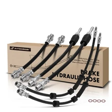 6 Pcs Front & Rear Brake Hydraulic Hose for 2011 BMW 1 Series M