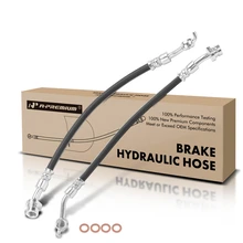 2 Pcs Rear Brake Hydraulic Hose