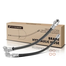 2 Pcs Rear Brake Hydraulic Hose for 2008-2011 Saab 9-3