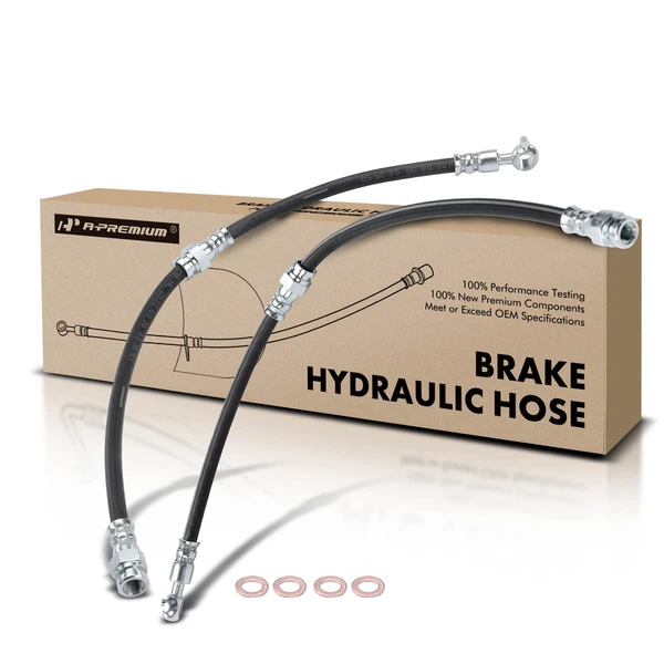 2 Pcs Front Brake Hydraulic Hose for Mazda CX-5 2013-2016