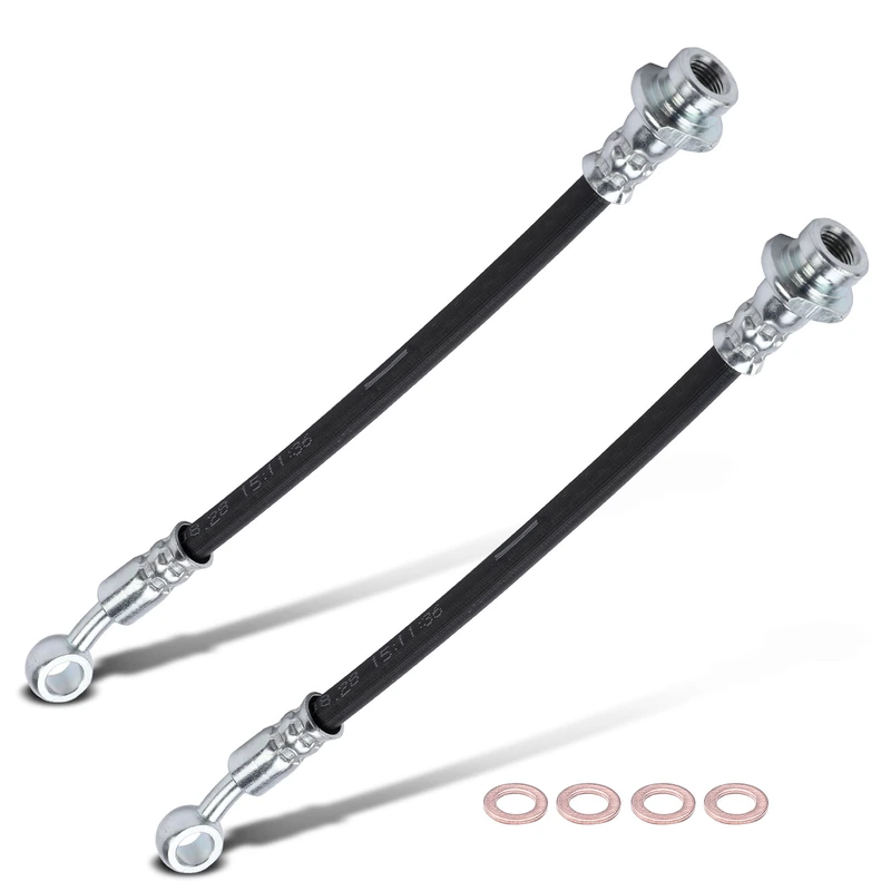 2 Pcs Rear Brake Hydraulic Hose for Suzuki Kizashi 2010-2013