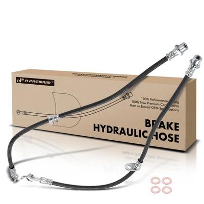 2 Pcs Front Brake Hydraulic Hose