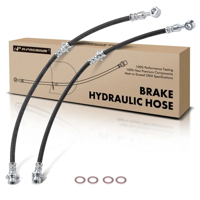 2 Pcs Front Brake Hydraulic Hose