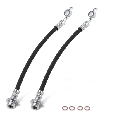 2 Pcs Rear Brake Hydraulic Hose
