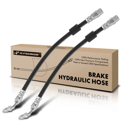 2 Pcs Rear Outer Brake Hydraulic Hose