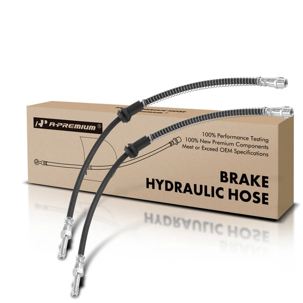 2 Pcs Front Brake Hydraulic Hose for Mercedes-Benz W212 E250 E350 E550