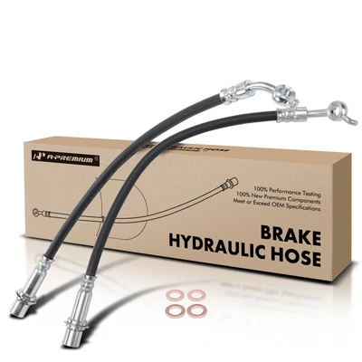 2 Pcs Front Brake Hydraulic Hose