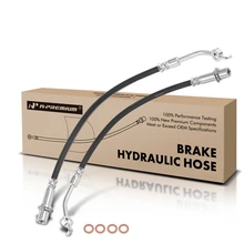 2 Pcs Front Brake Hydraulic Hose for 2011-2013 Lexus IS350