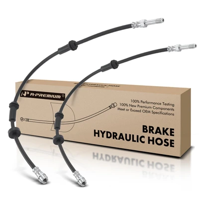 2 Pcs Front Brake Hydraulic Hose